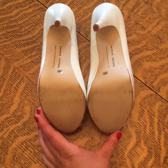 PRICE DROP!! 😁💕 nude patent leather 5 inch heels - Picture 4 of 7